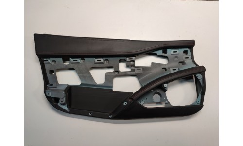 Panneau Porte Gauche Cuir Noir Surpiqures Noires Ferrari 458 (82643900)